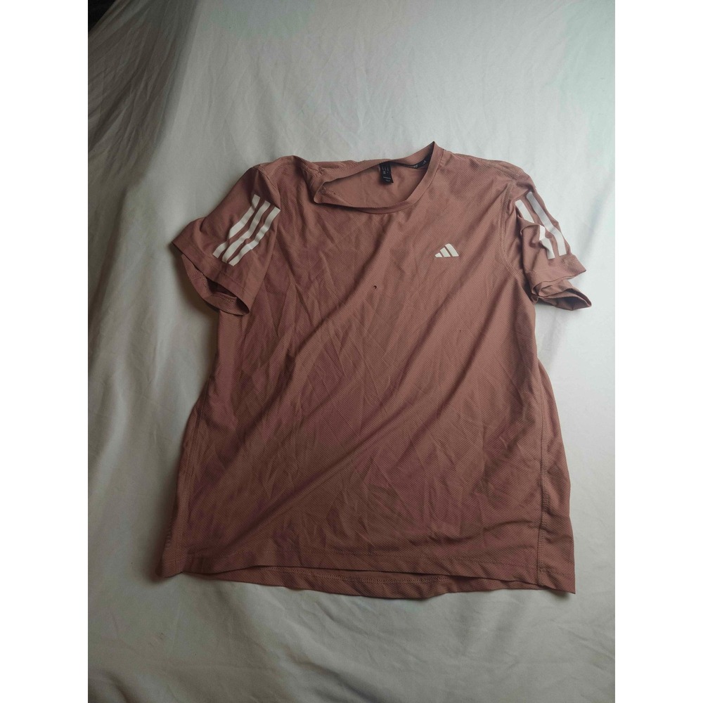 Adidas Running‎ Aeroready Mesh T-Shirt Womens Medium Clay Pink Short Sleeve